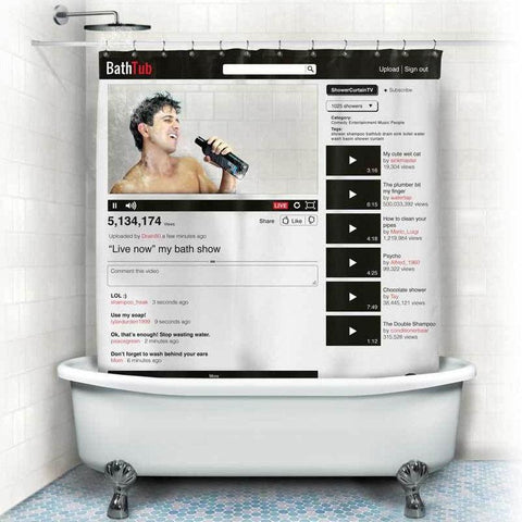 FUNNY SHOWER CURTAINS LIVE - magazingeneral