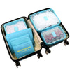 6PCS PORTABLE TRAVEL ORGANIZER - magazingeneral