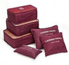 6PCS PORTABLE TRAVEL ORGANIZER - magazingeneral