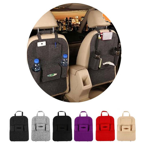 AUTO CAR BACK SEAT STORAGE ORGANIZER POUCH - magazingeneral