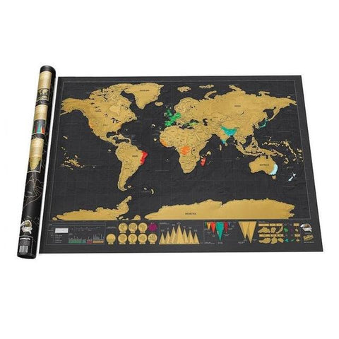 WORLD TRAVELER SCRATCH MAP - magazingeneral