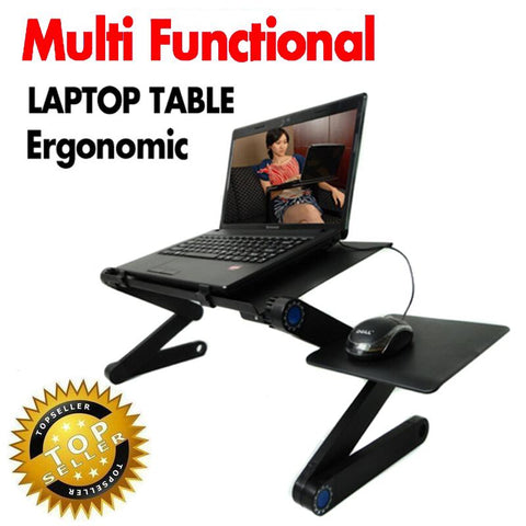 MULTI FUNCTIONAL ERGONOMIC LAPTOP TABLE - magazingeneral